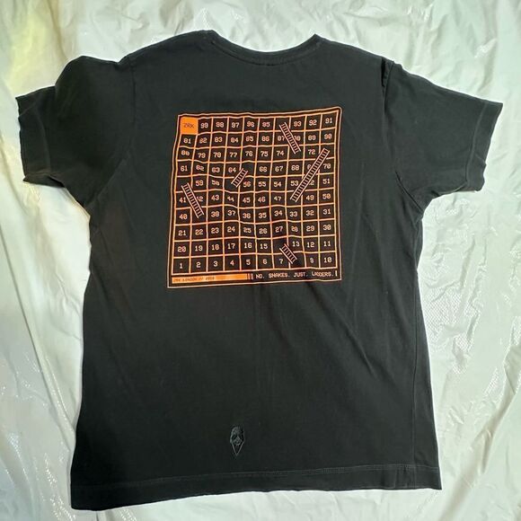 ZRK LDN No Snakes Just Ladders Graphic T-shirt Short sleeved Size Large - Picture 3 of 6